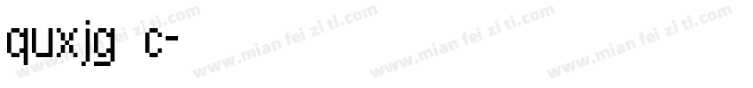 quxjg c字体转换